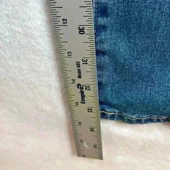 GAP Denim Women’s Jeans Size 12/31L Med Wash Boot Cut 10 1/2” Rise - Picture 9 of 11